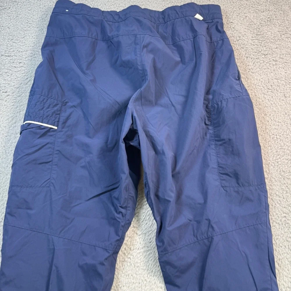 Nike Mens Navy Blue Nylon Tapered Cargo Pants Size Medium 32 Tech Sportswear